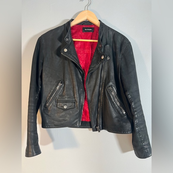 The Kooples black leather jacket - Picture 3 of 15